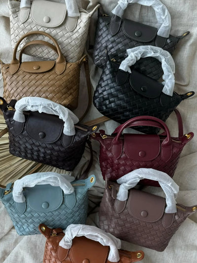 Elise - Convertible Petite Braided Bag