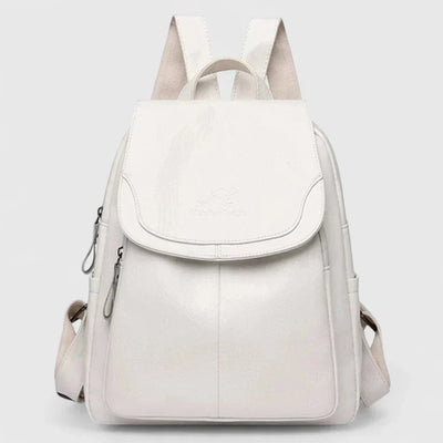 Dorthe - Stylish and Secure Leather Backpack