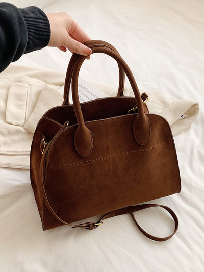 Luisa - Sleek Suede Everyday Tote