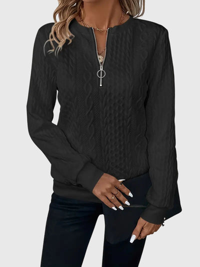 Nora - Sweater with Zipper