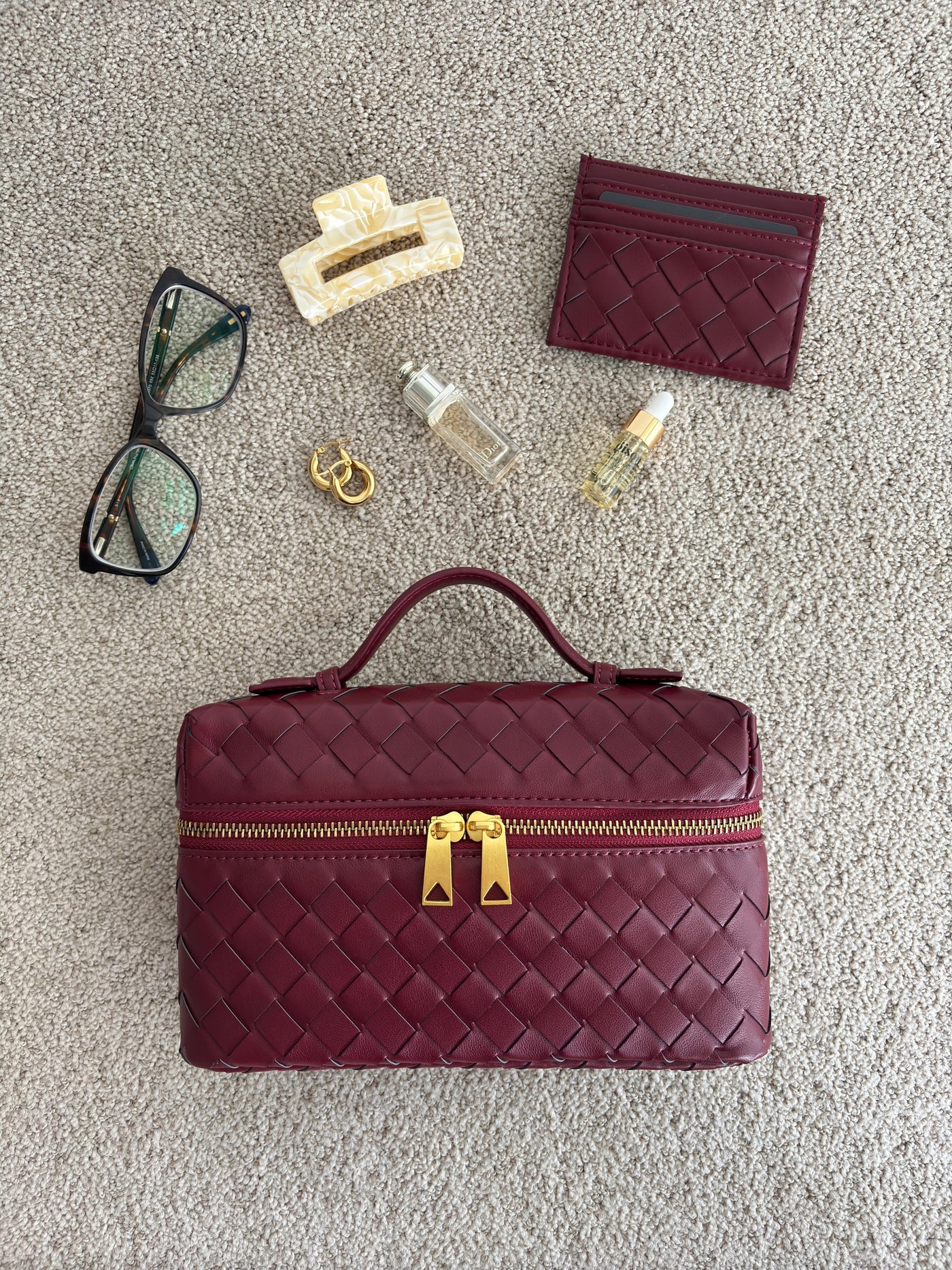 Juliette - Sleek Woven Structured Handbag