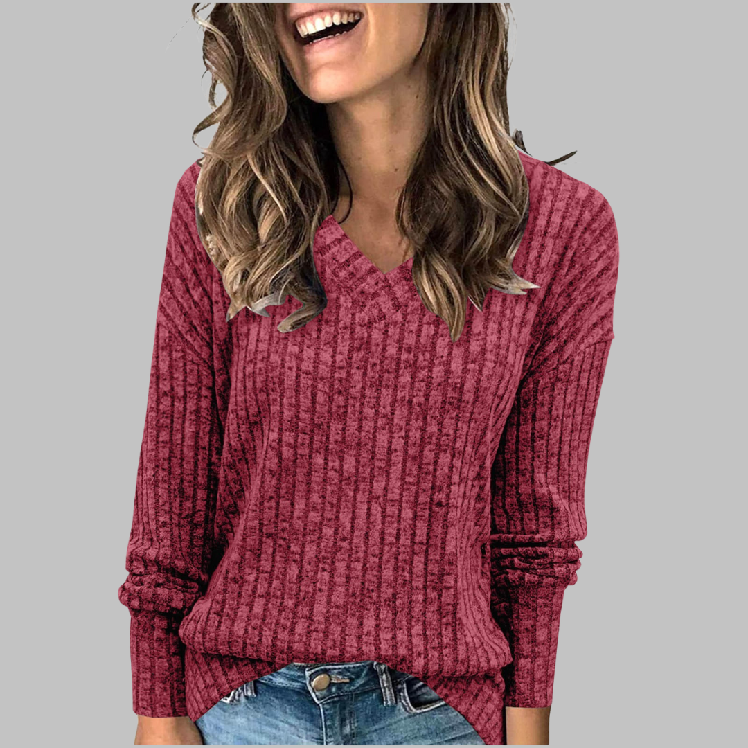 Deri – Casual Long Sleeve Sweater