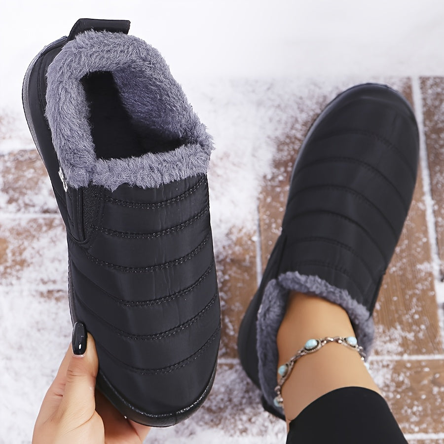 Victoria - Warm Winter Slip-On Boots