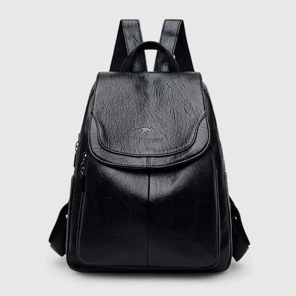 Dorthe - Stylish and Secure Leather Backpack