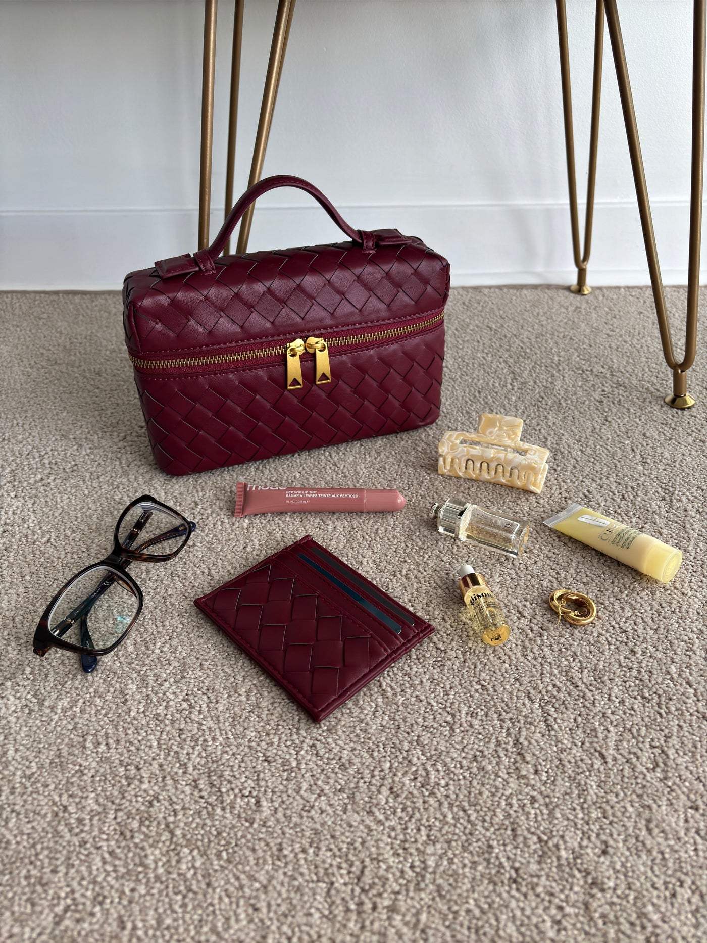 Juliette - Sleek Woven Structured Handbag