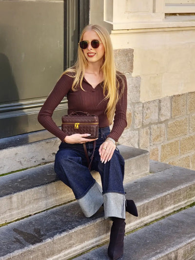 Juliette - Sleek Woven Structured Handbag