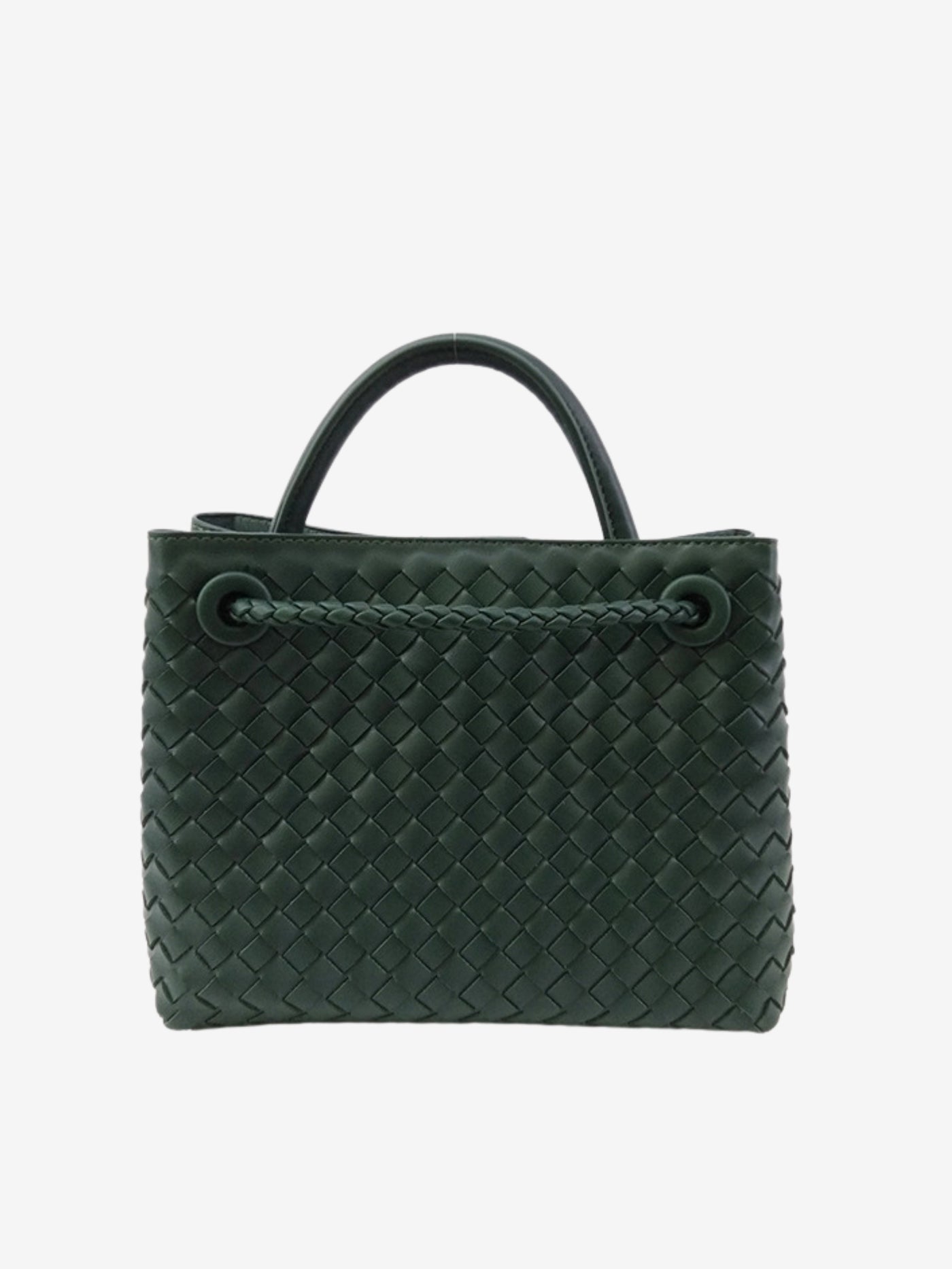 Eloise - Compact Woven Bag with Textured Design