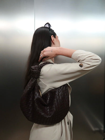 Giselle - Medium Braided Knot Shoulder Bag