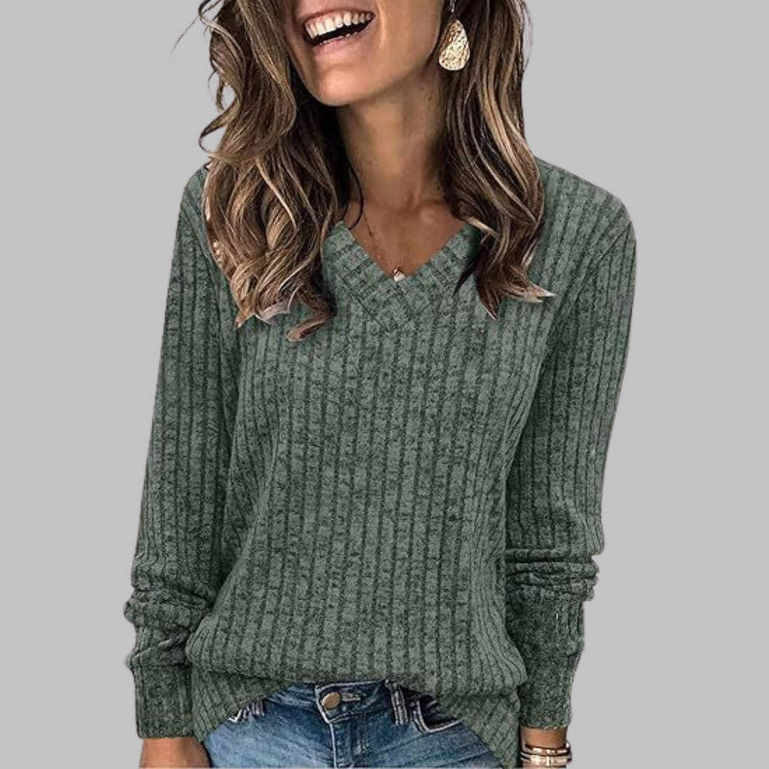 Deri – Casual Long Sleeve Sweater