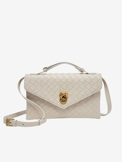 Sofia - Textured Woven Mini Crossbody Bag