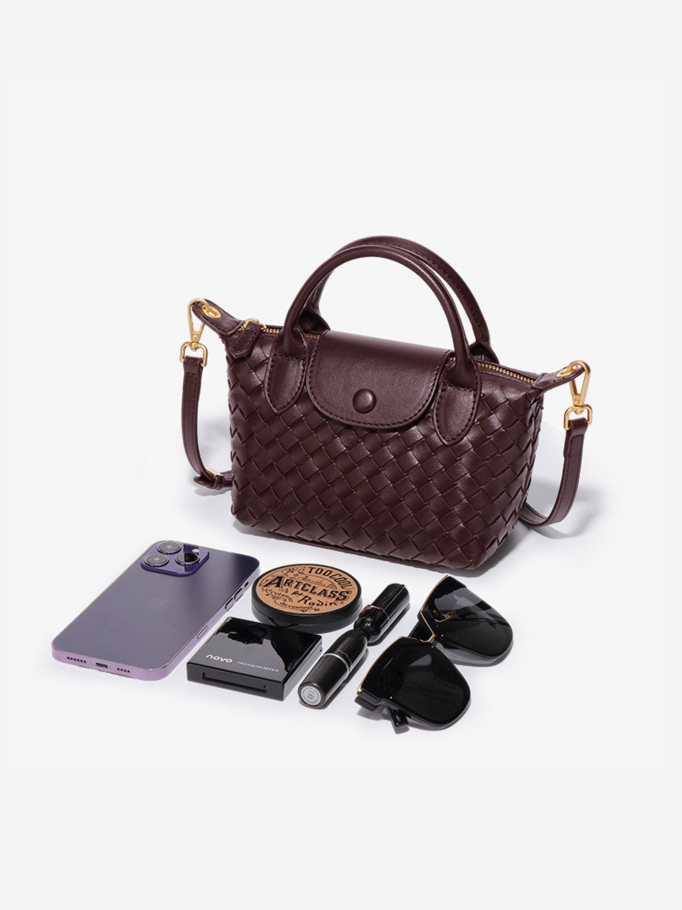 Elise - Convertible Petite Braided Bag