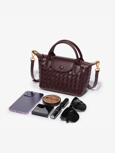 Elise - Convertible Petite Braided Bag