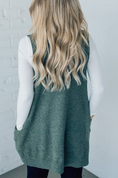 PALOMA – COZY POCKET SWEATER VEST