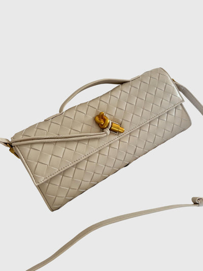 Camila - Elegant Slim Woven Clutch