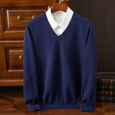Evander - Cashmere V-Neck Jumper