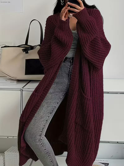 Claire - Women's Long Knit Cardigan