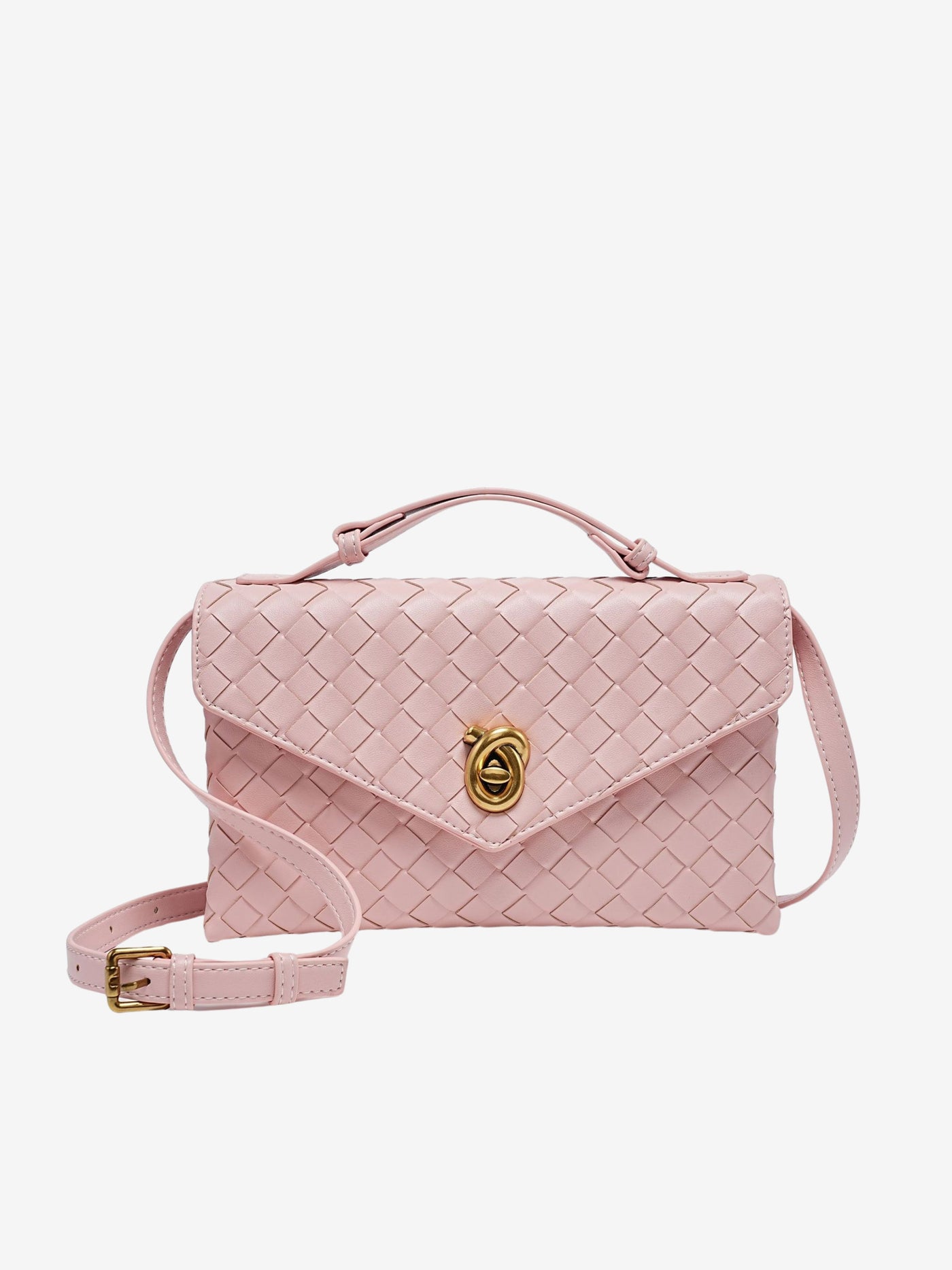 Sofia - Textured Woven Mini Crossbody Bag