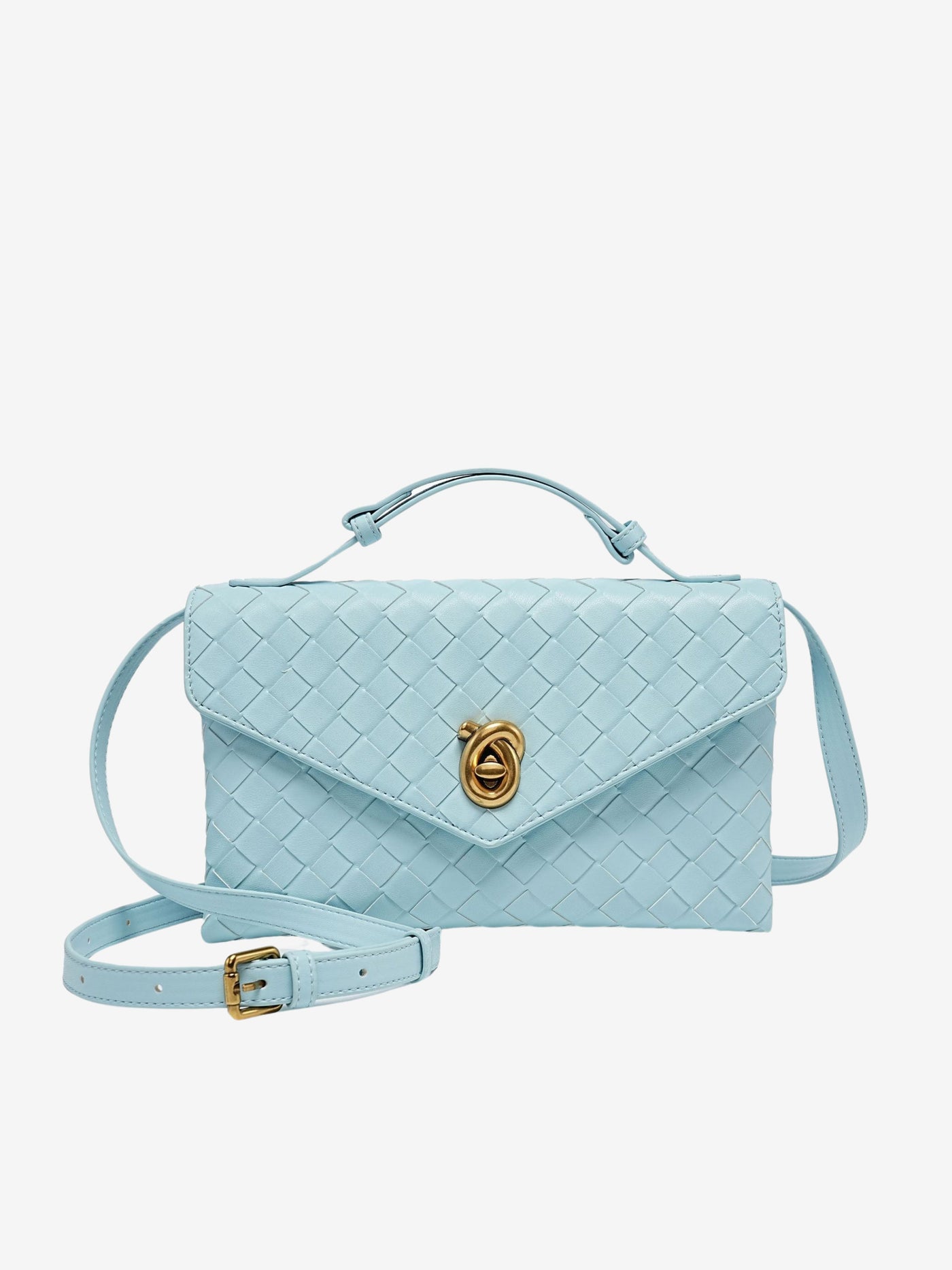 Sofia - Textured Woven Mini Crossbody Bag