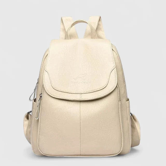 Dorthe - Stylish and Secure Leather Backpack