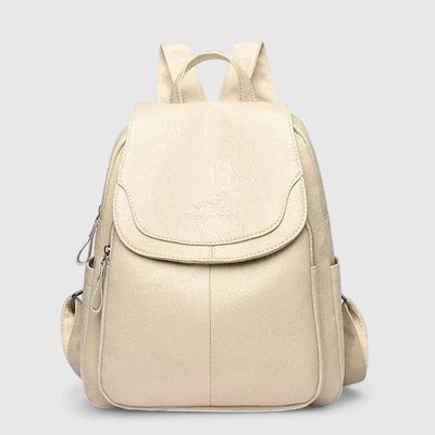 Dorthe - Stylish and Secure Leather Backpack