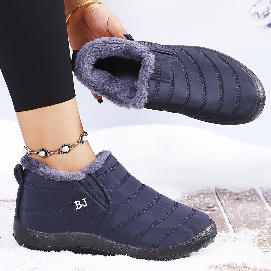 Victoria - Warm Winter Slip-On Boots