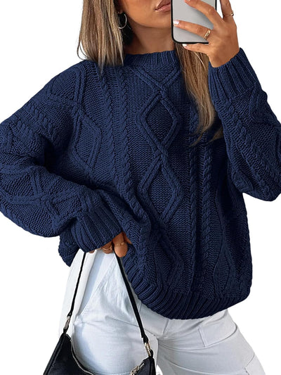 Chloe - Chunky Knit Crewneck