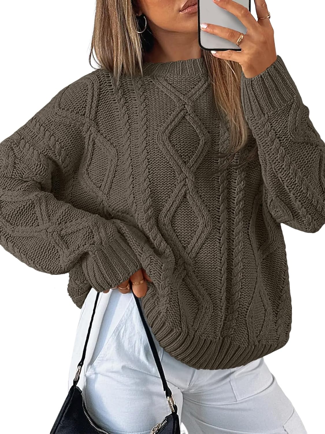 Chloe - Chunky Knit Crewneck