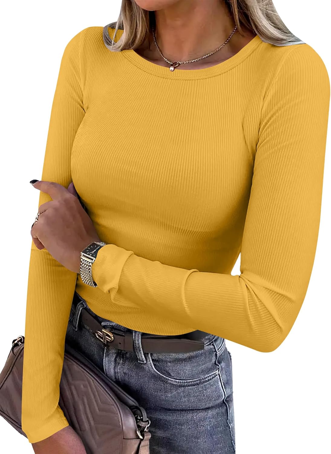 Meliora – Ribbed Long Sleeve Top
