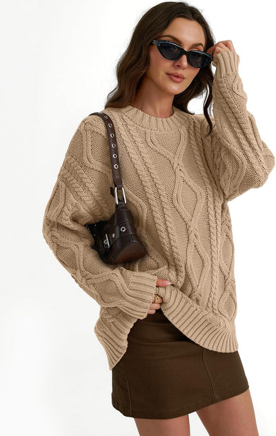 Chloe - Chunky Knit Crewneck