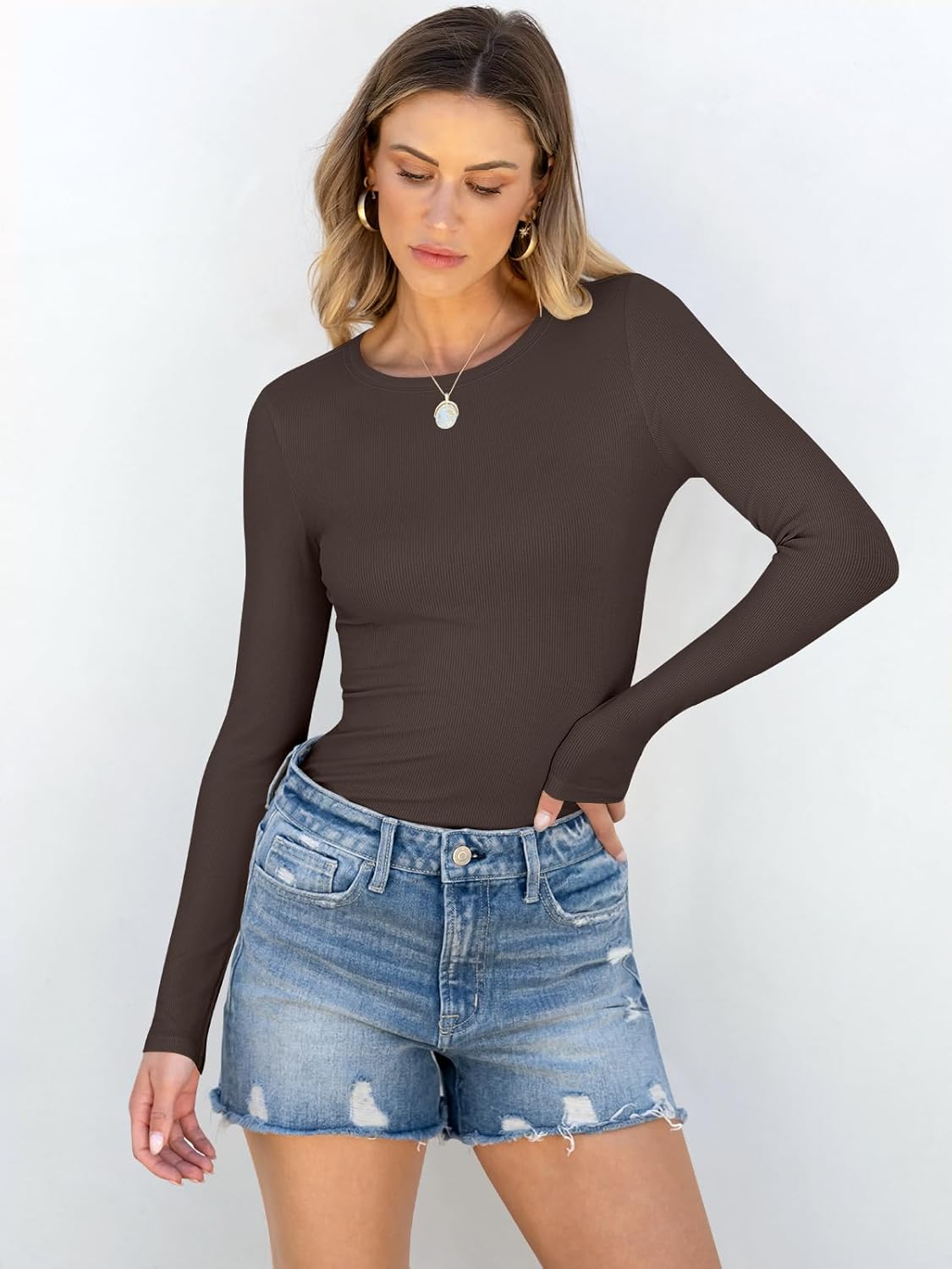 Meliora – Ribbed Long Sleeve Top