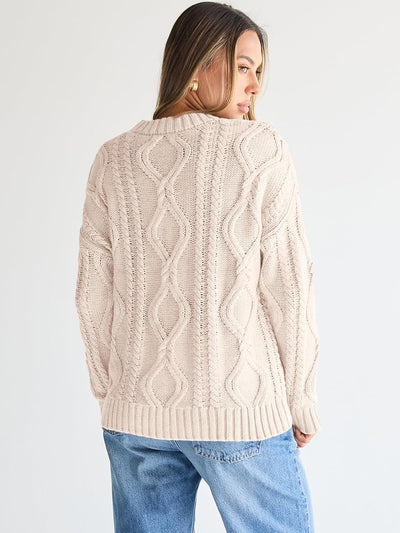 Chloe - Chunky Knit Crewneck