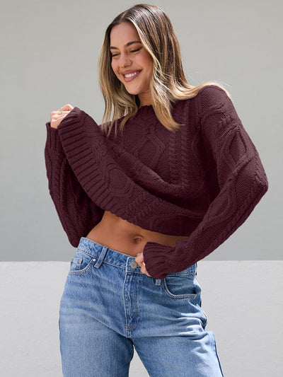Chloe - Chunky Knit Crewneck