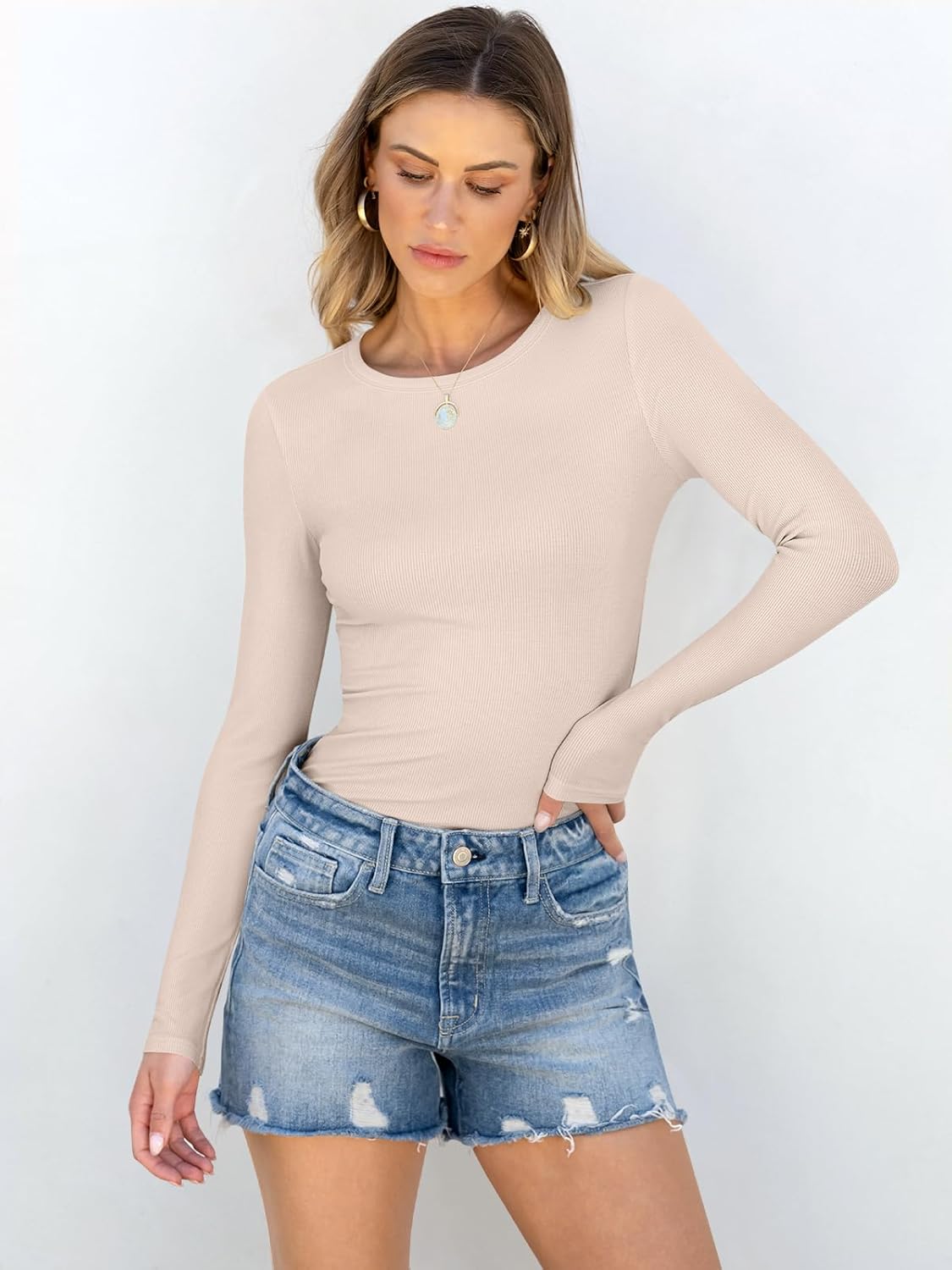 Meliora – Ribbed Long Sleeve Top