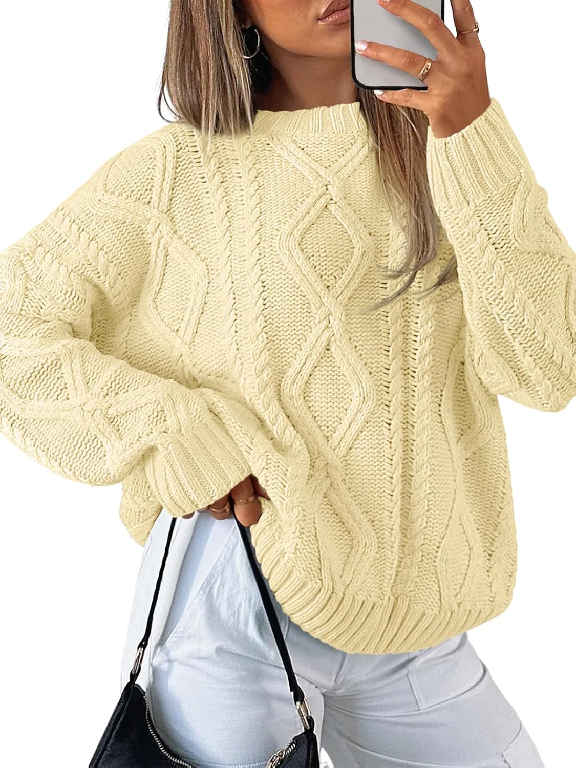 Chloe - Chunky Knit Crewneck