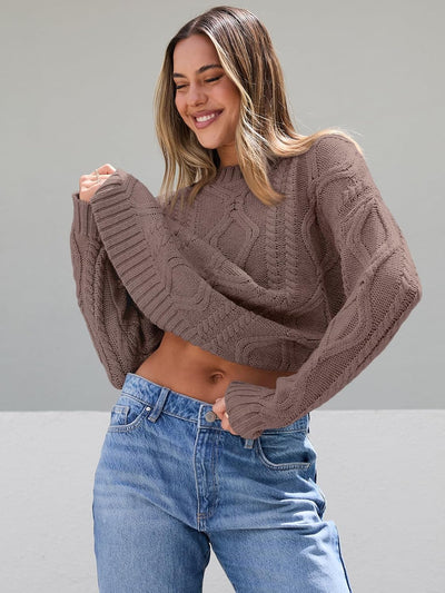 Chloe - Chunky Knit Crewneck