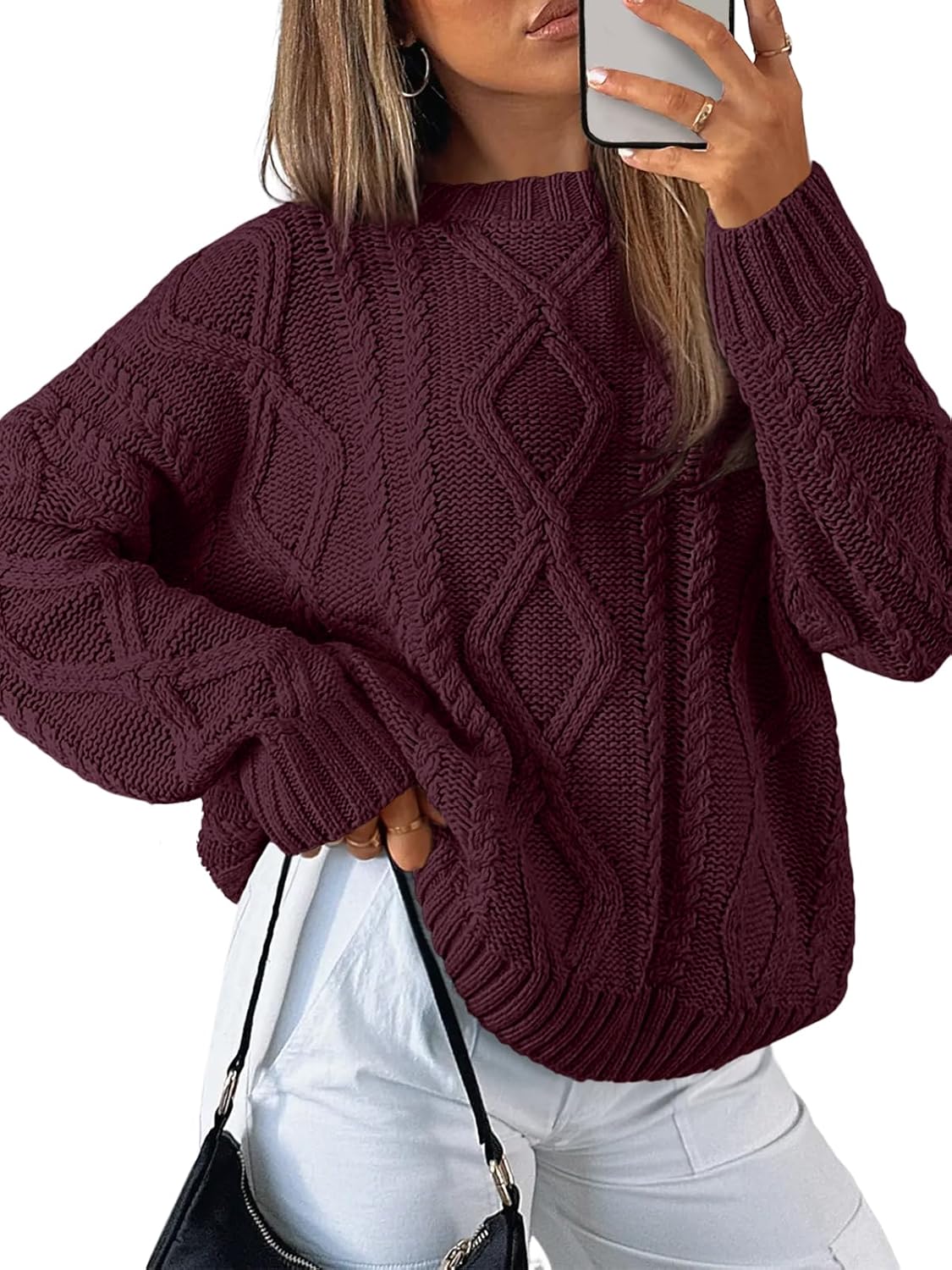 Chloe - Chunky Knit Crewneck