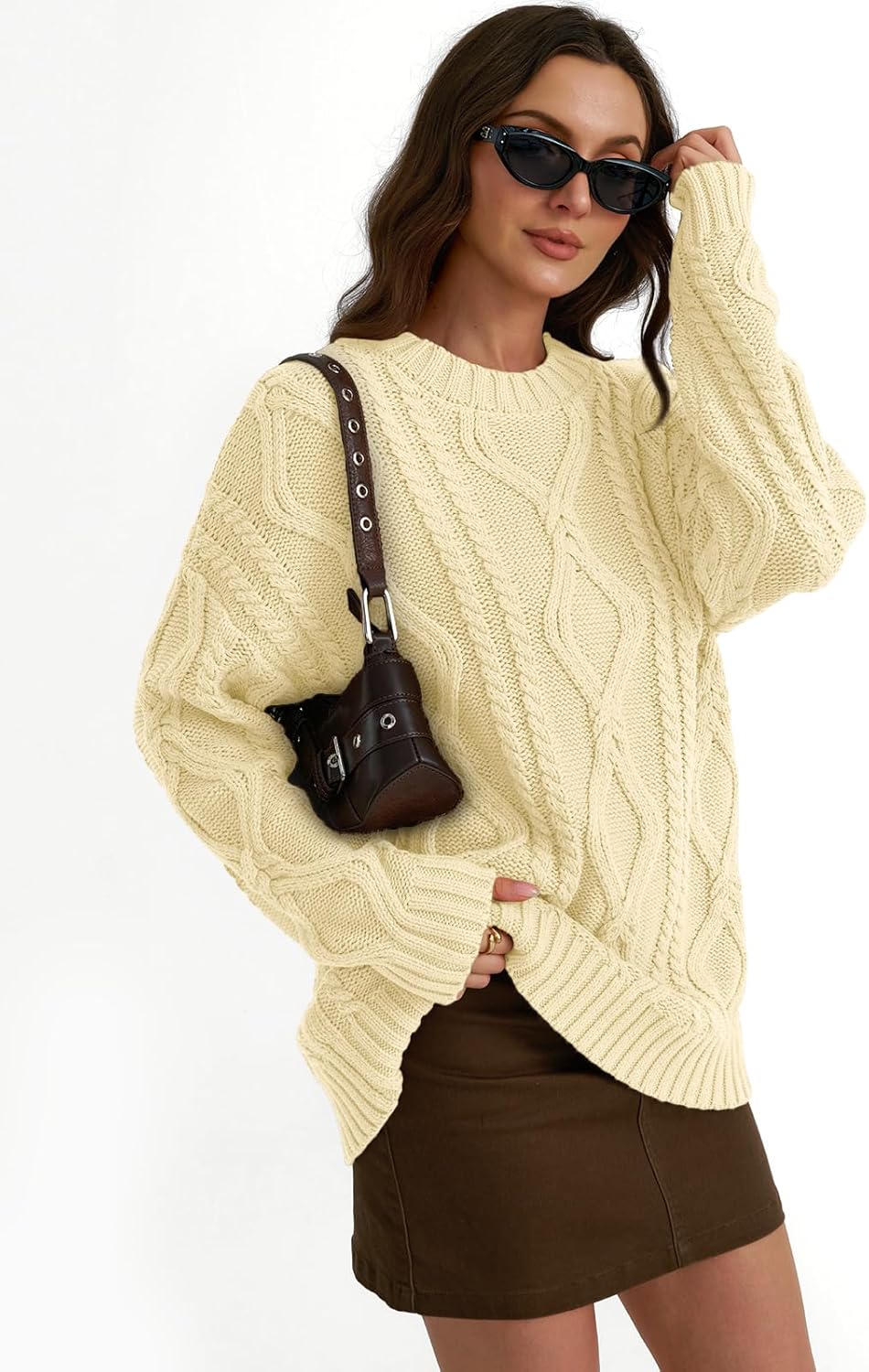 Chloe - Chunky Knit Crewneck