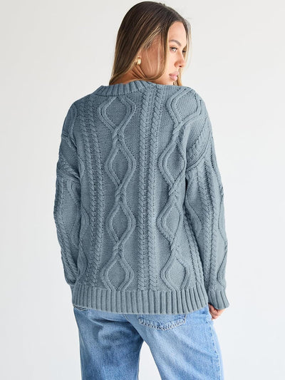 Chloe - Chunky Knit Crewneck