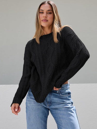 Chloe - Chunky Knit Crewneck