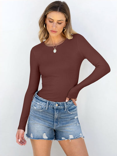 Meliora – Ribbed Long Sleeve Top