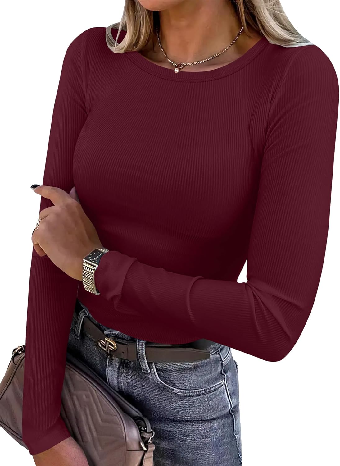 Meliora – Ribbed Long Sleeve Top