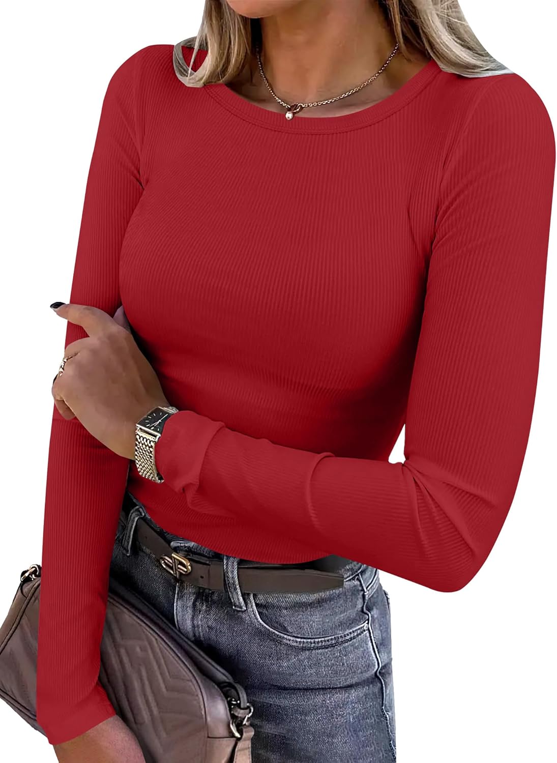 Meliora – Ribbed Long Sleeve Top