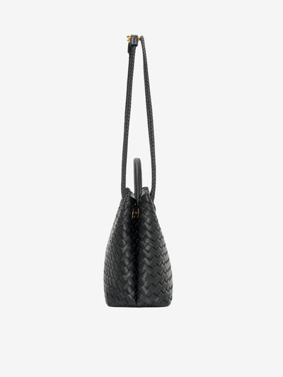 Eloise - Compact Woven Bag with Textured Design
