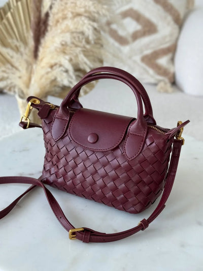 Elise - Convertible Petite Braided Bag
