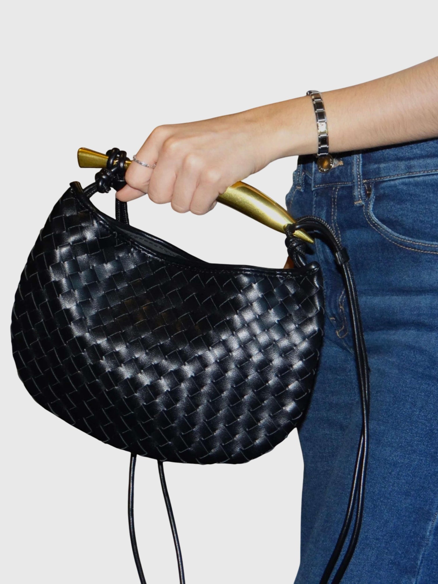 Bianca - Elegant Woven Structured Handbag