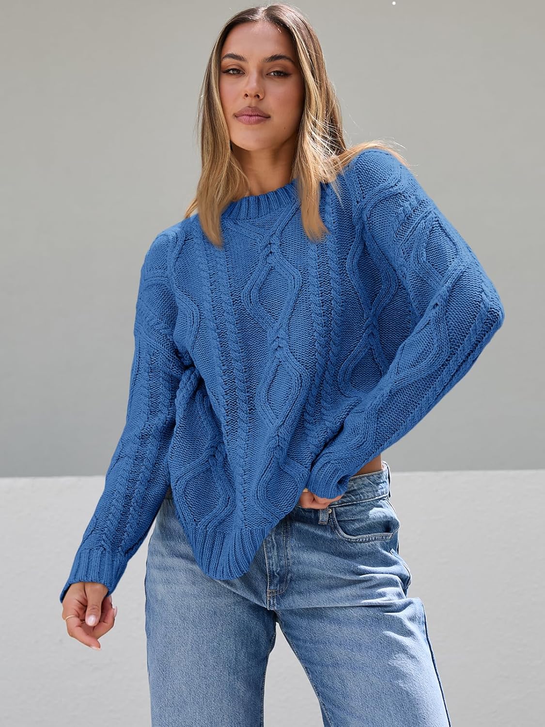 Chloe - Chunky Knit Crewneck
