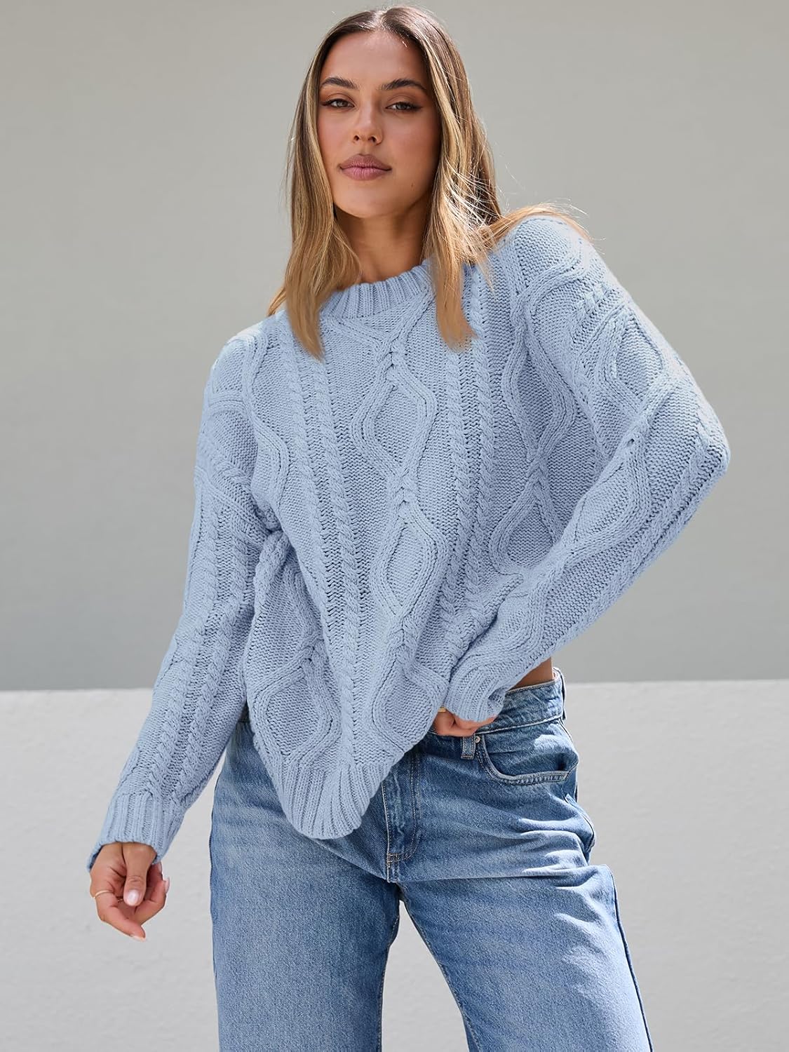Chloe - Chunky Knit Crewneck