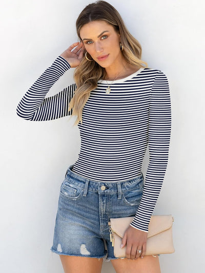 Meliora – Ribbed Long Sleeve Top