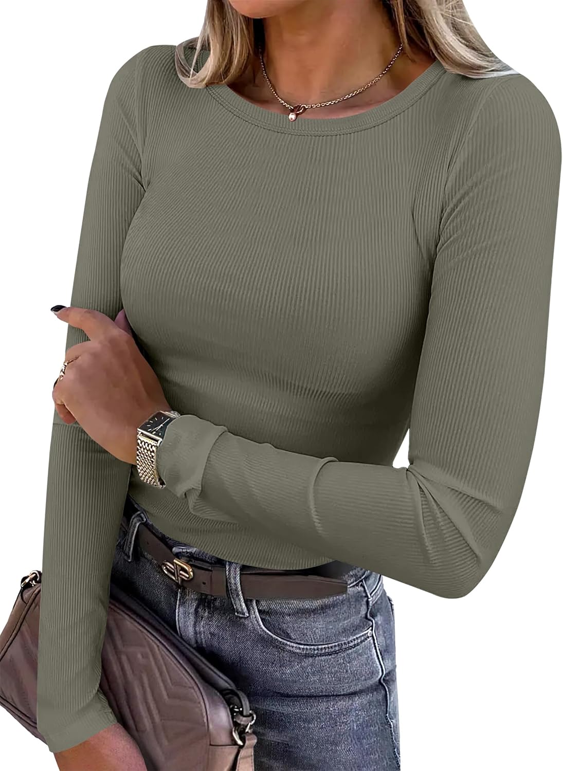 Meliora – Ribbed Long Sleeve Top