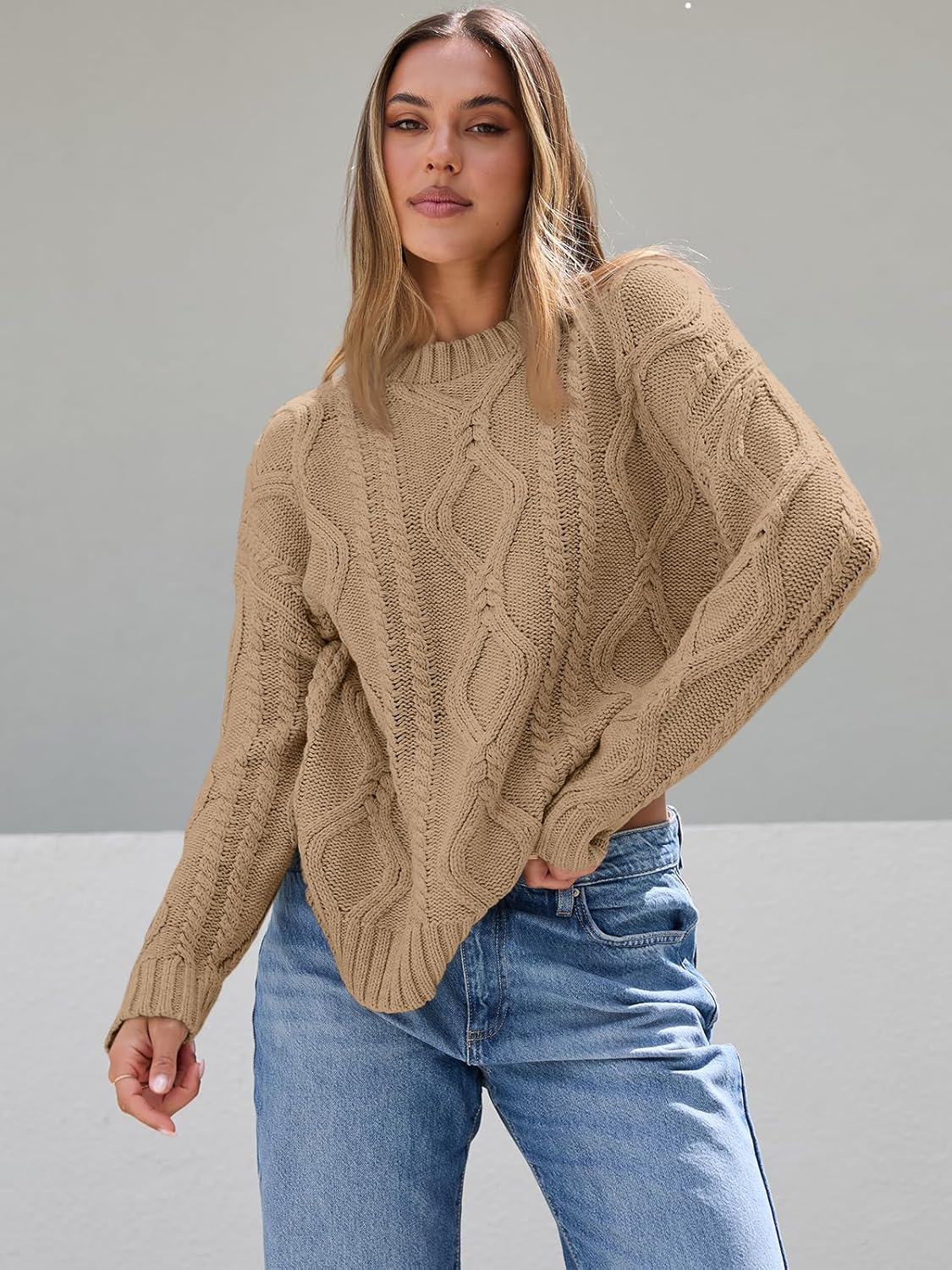 Chloe - Chunky Knit Crewneck